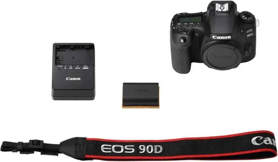 Canon EOS 90D 32.5MP APS - C DSLR Camera Body Only - Black - lucycamera