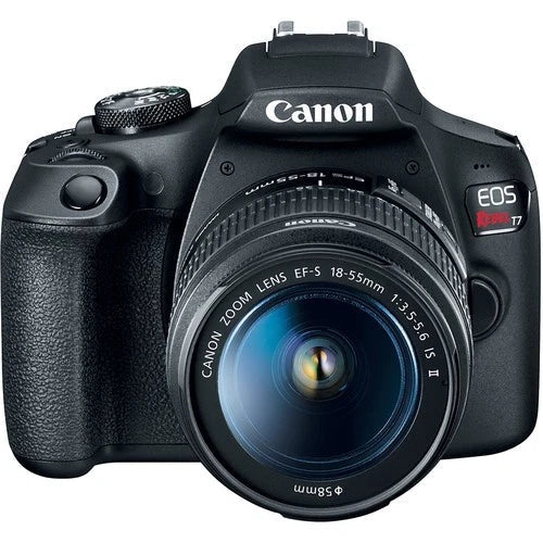 Canon EOS Rebel T7 24.1MP DSLR Camera with EF-S 18-55mm f/3.5-5.6 IS II Lens – Black (Brand New)