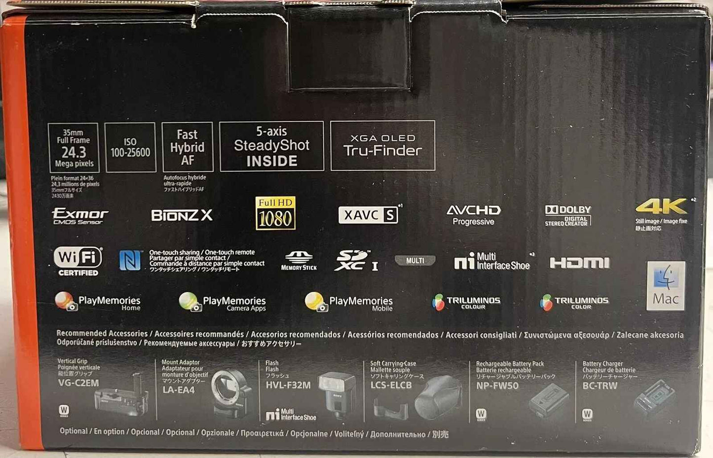 Sony Alpha a7 II 24.3MP Full - Frame Mirrorless Camera Body Only - Black - lucycamera