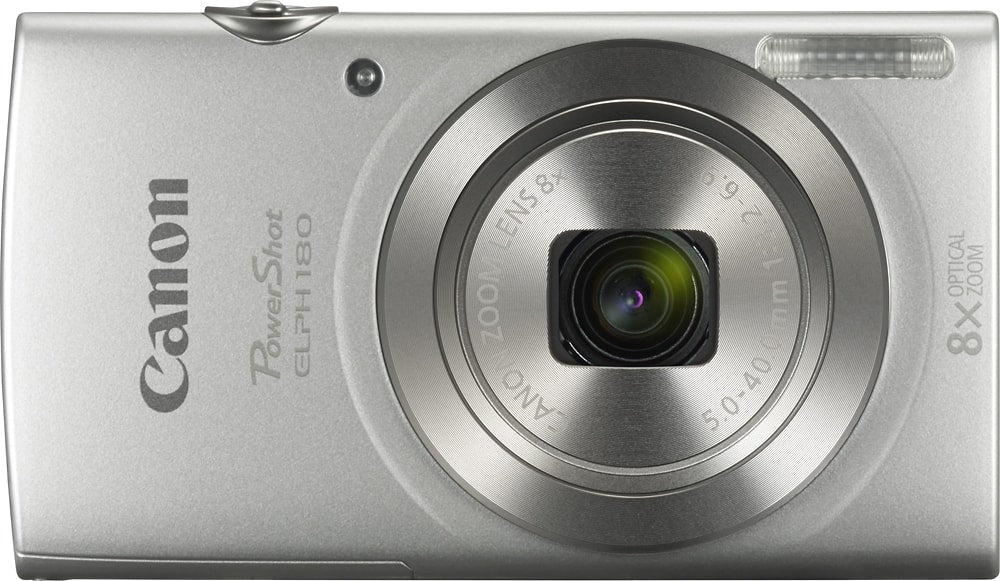 Canon PowerShot ELPH 180 20MP Digital Camera – Silver (Brand New)