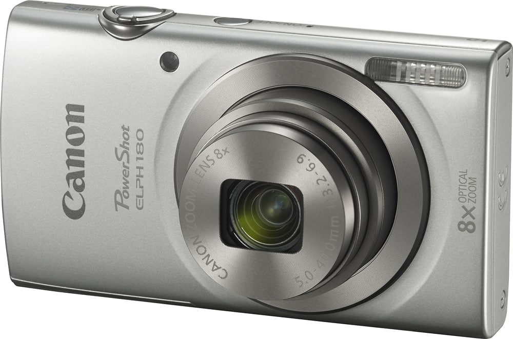 Canon PowerShot ELPH 180 20MP Digital Camera – Silver (Brand New)