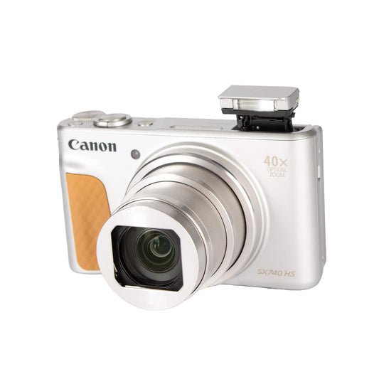 Canon PowerShot SX740 HS 20.3MP 40x Zoom Compact Digital Camera – Silver (Brand New)