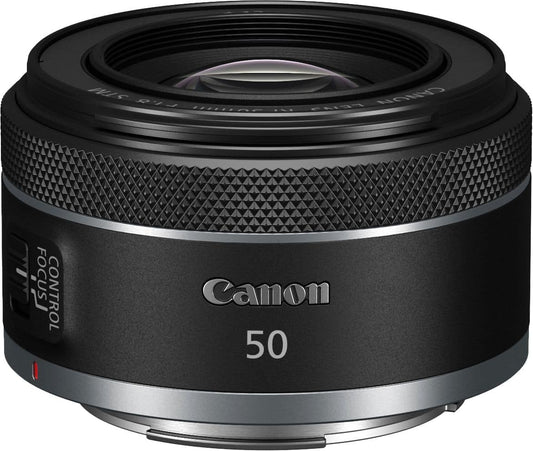 Canon RF 50mm F1.8 STM Standard Prime Lens for EOS R-Series – Black (Brand New)