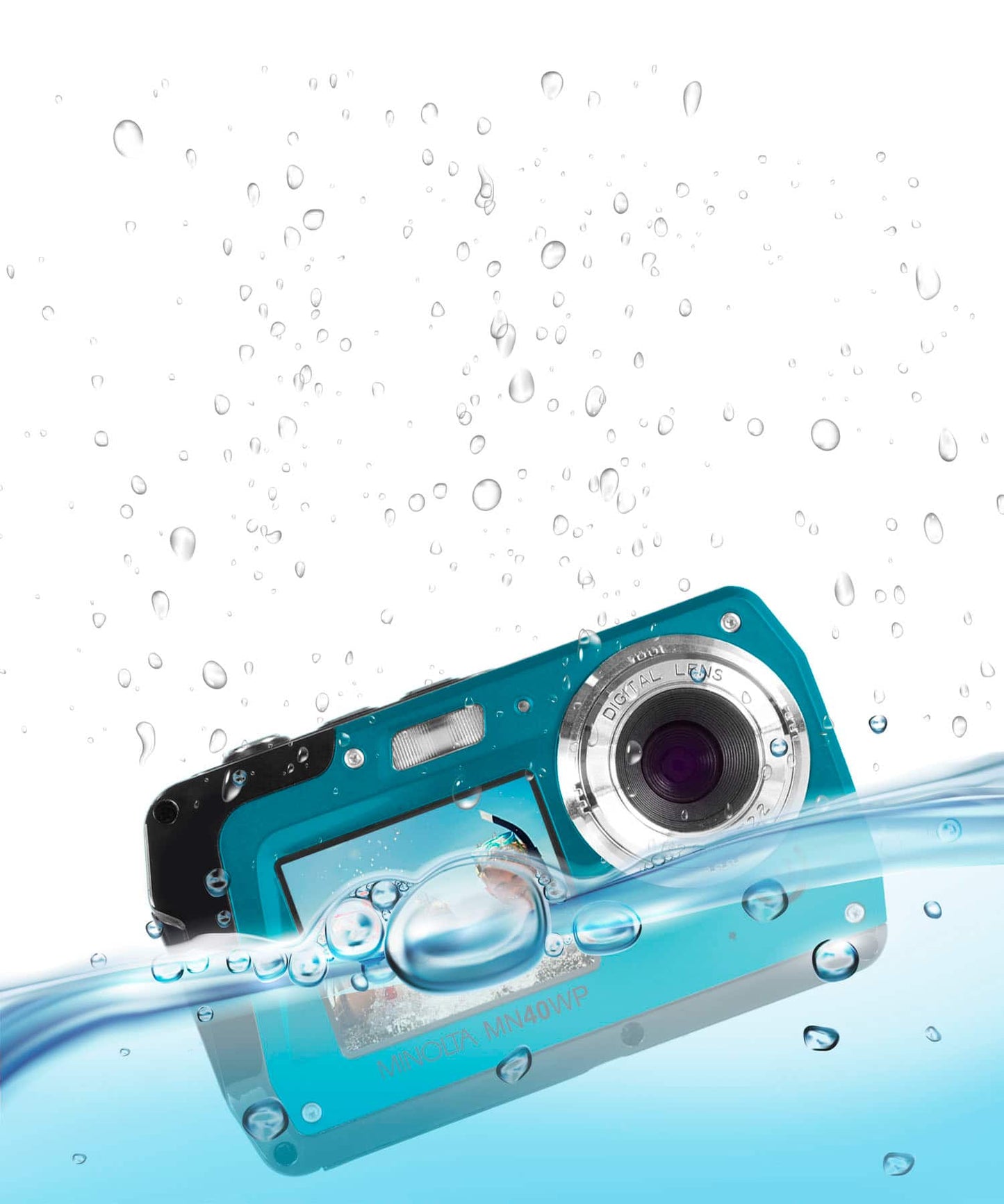 Minolta MN40WP 48MP Waterproof Compact Digital Camera – Brand New