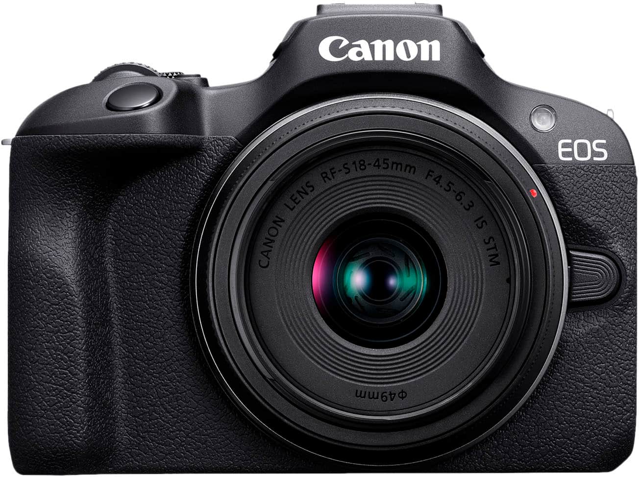 Canon EOS R100 4K Mirrorless Camera with RF-S 18-45mm F4.5-6.3 IS STM Lens – Black (Brand New)