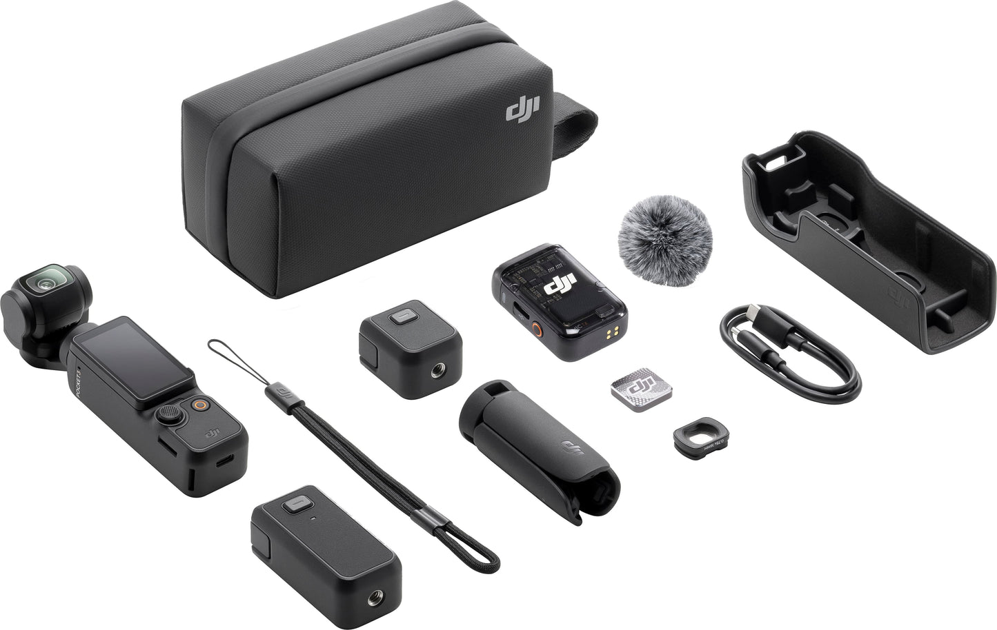 DJI Osmo Pocket 3 Creator Combo 3-Axis Stabilized 4K Handheld Camera with Rotatable Touchscreen – Gray (Brand New)