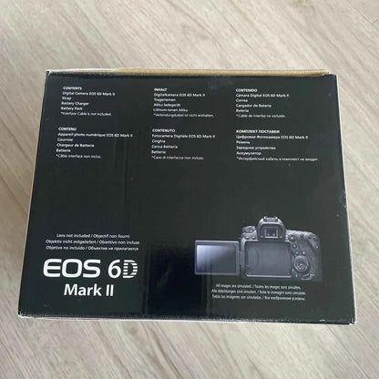 Canon EOS 6D Mark II 26.2MP Full - Frame DSLR Camera Body Only - lucycamera