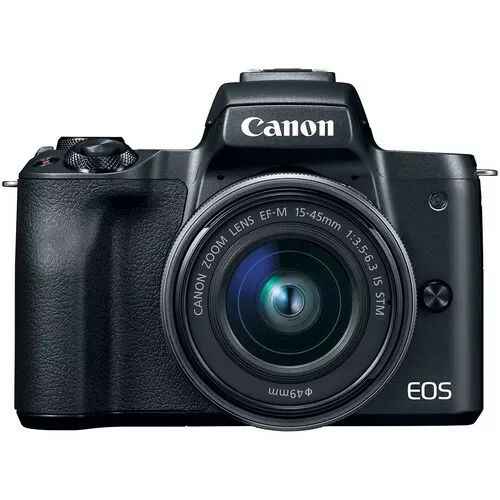 Canon EOS M50 24.1MP Mirrorless Camera with 15 - 45mm Lens - Black - lucycamera
