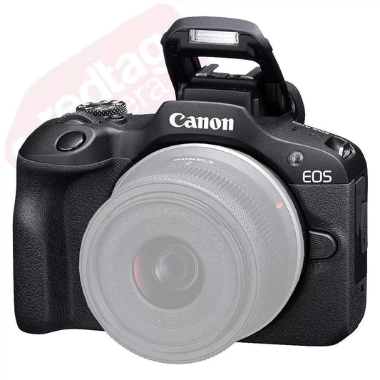 Canon EOS R100 24.1MP APS - C Mirrorless Camera Body Only - Black - lucycamera