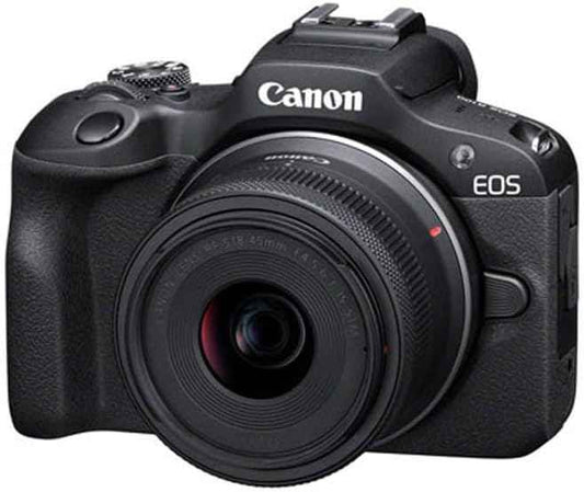 Canon EOS R100 24.1MP APS - C Mirrorless Camera + RF - S 18 - 45mm Lens Kit - lucycamera