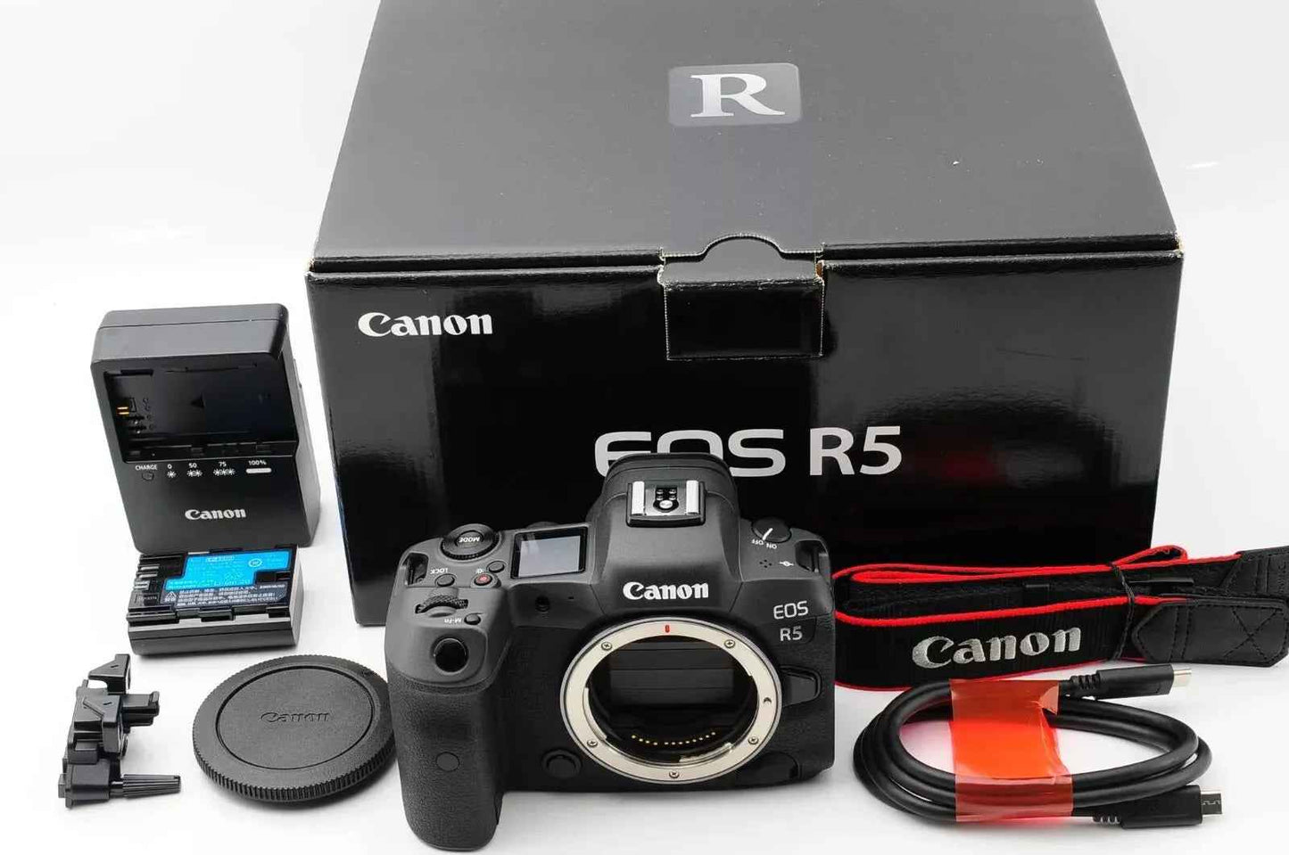 Canon EOS R5 45MP Full - Frame Mirrorless Camera Body Only - Black - lucycamera