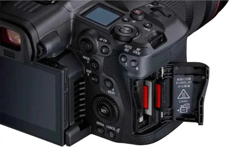 Canon EOS R5 C 45MP Full - Frame 8K Cinema Hybrid Camera Body - Black - lucycamera