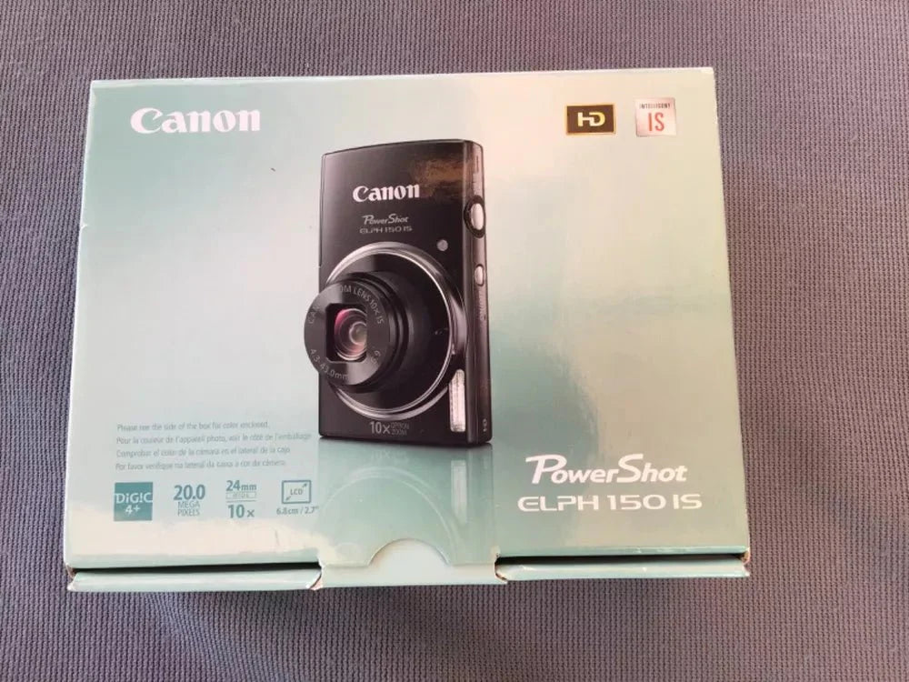 Canon PowerShot ELPH 150 IS 20MP Compact Camera - Red - lucycamera