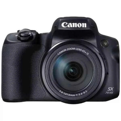 Canon PowerShot SX70 HS 20.3MP Bridge Camera - Black (65x Zoom, 4K) - lucycamera