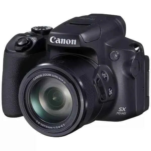Canon PowerShot SX70 HS 20.3MP Bridge Camera - Black (65x Zoom, 4K) - lucycamera