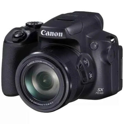 Canon PowerShot SX70 HS 20.3MP Bridge Camera - Black (65x Zoom, 4K) - lucycamera