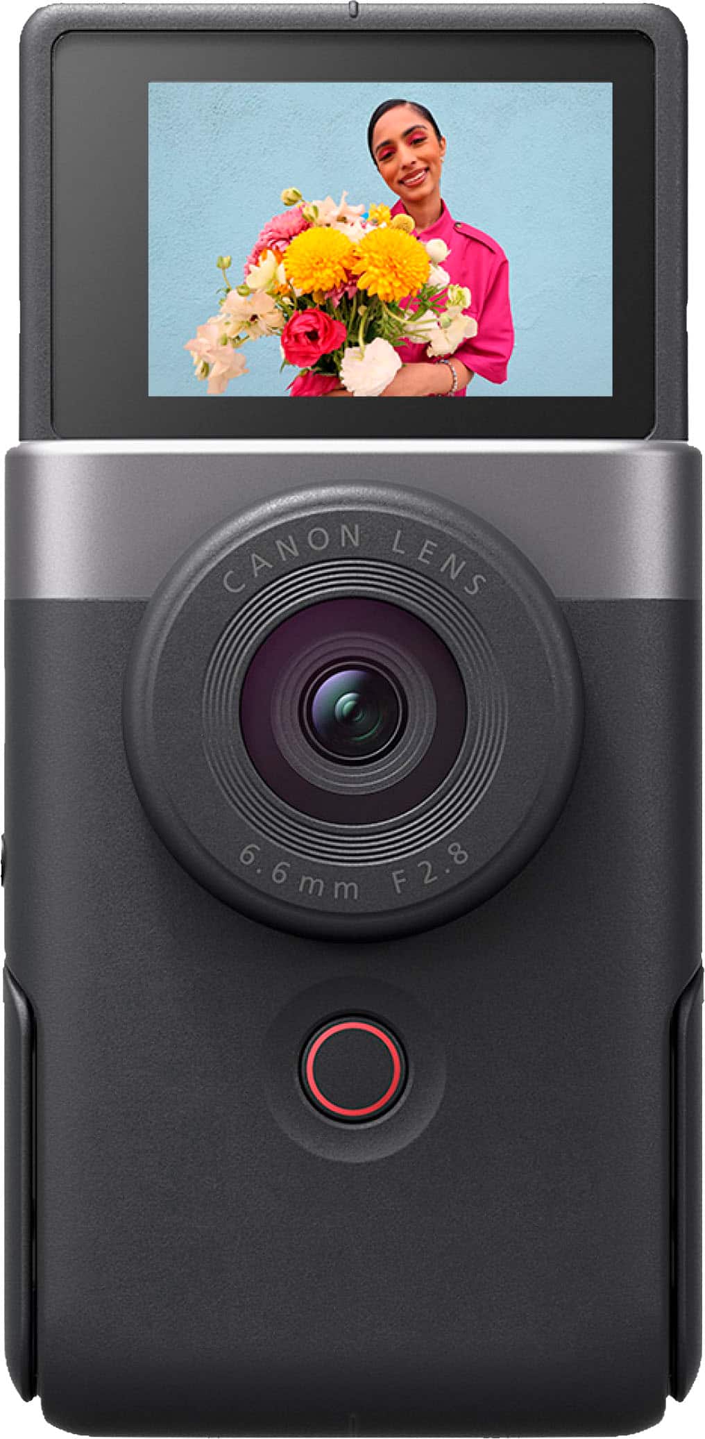 Canon PowerShot V10 20.9MP 4K Vlogging Camera for Content Creators – Silver (Brand New)