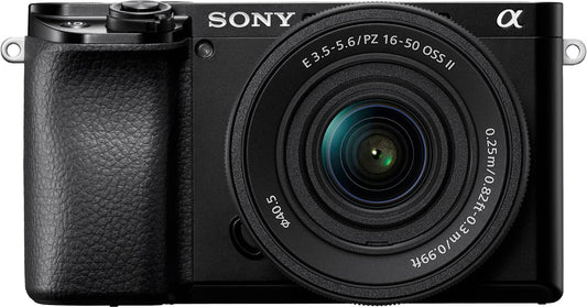 Sony Alpha 6100 APS-C Mirrorless Camera with E PZ 16-50mm & 55-210mm Two Lens Kit – Black (Brand New)