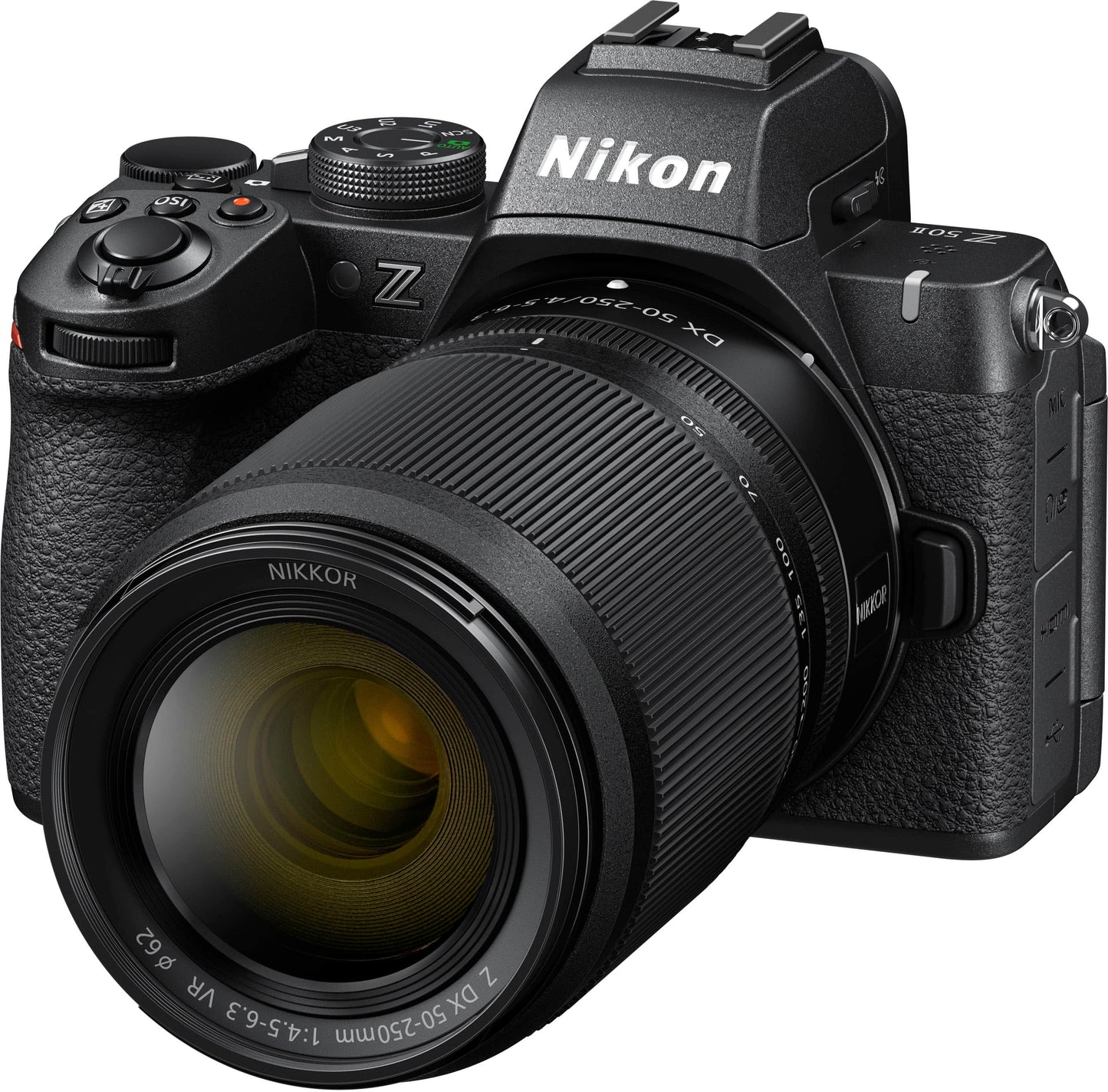 Nikon Z50 II Mirrorless Camera Two Lens Kit with 16-50mm & 50-250mm Lenses – Black (Brand New)
