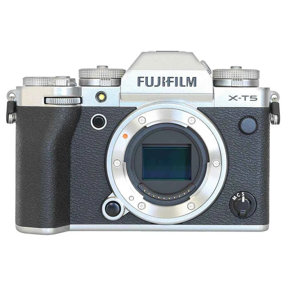 Fujifilm X - T5 40.2MP APS - C Mirrorless Camera Body Only - Silver - lucycamera