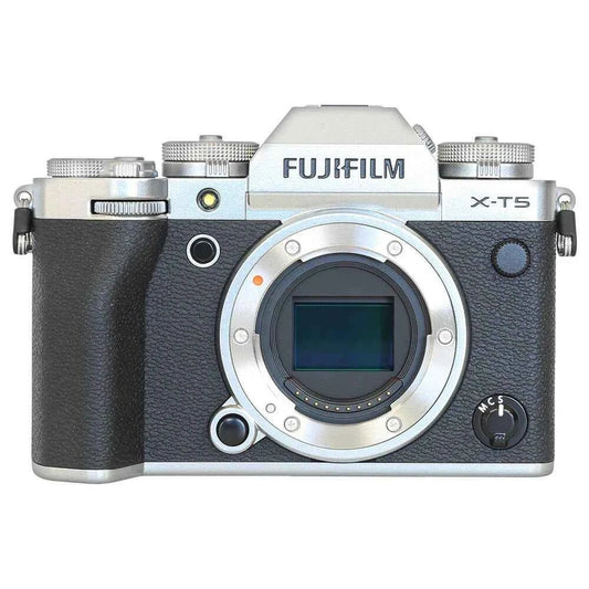 Fujifilm X - T5 40.2MP APS - C Mirrorless Camera Body Only - Silver - lucycamera