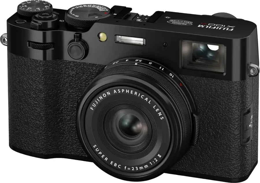 Fujifilm X100VI 40.2MP Compact Camera with 23mm f/2 Lens - Black - lucycamera
