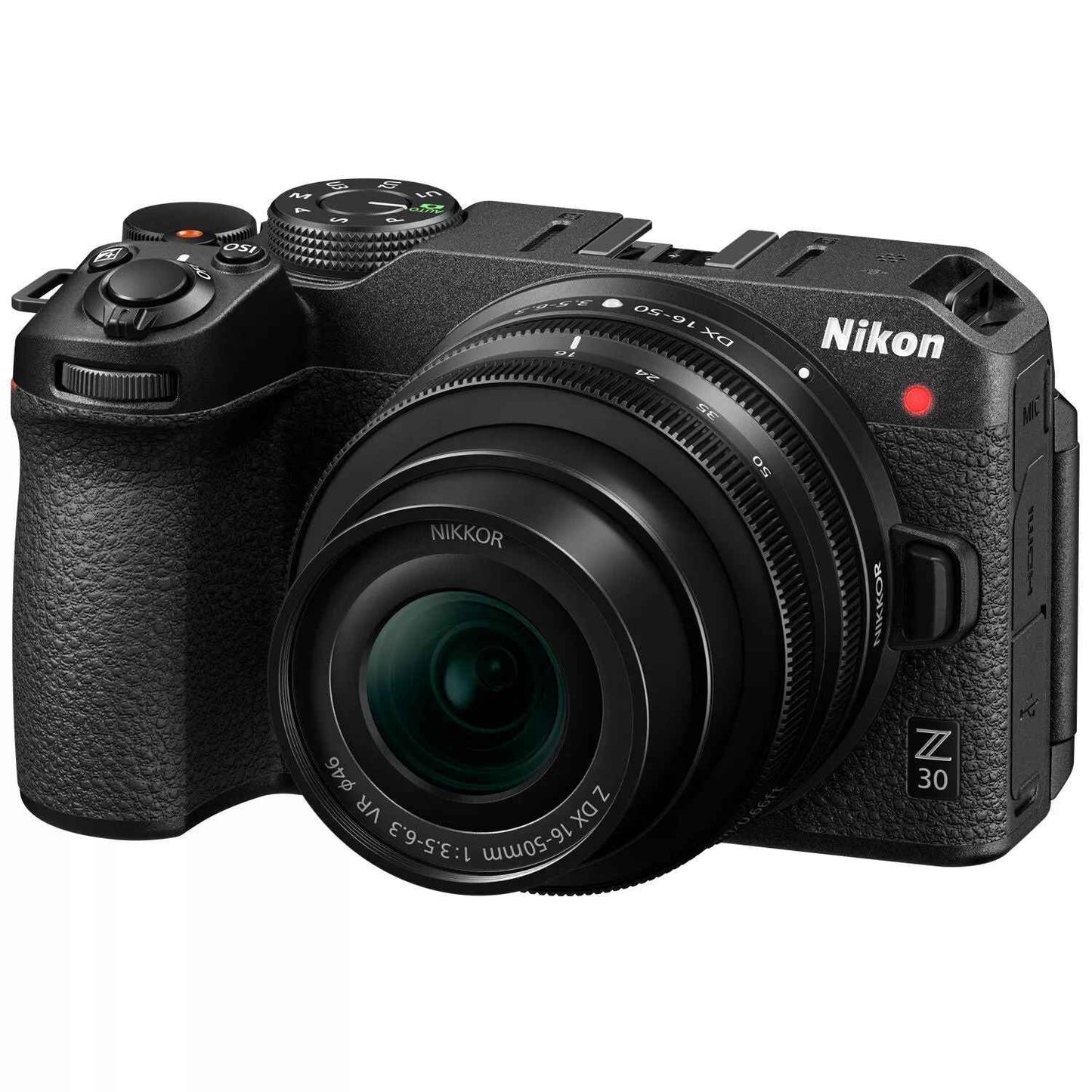 Nikon Z 30 20.9MP Mirrorless Vlog Camera with 16 - 50mm Lens - Black - lucycamera