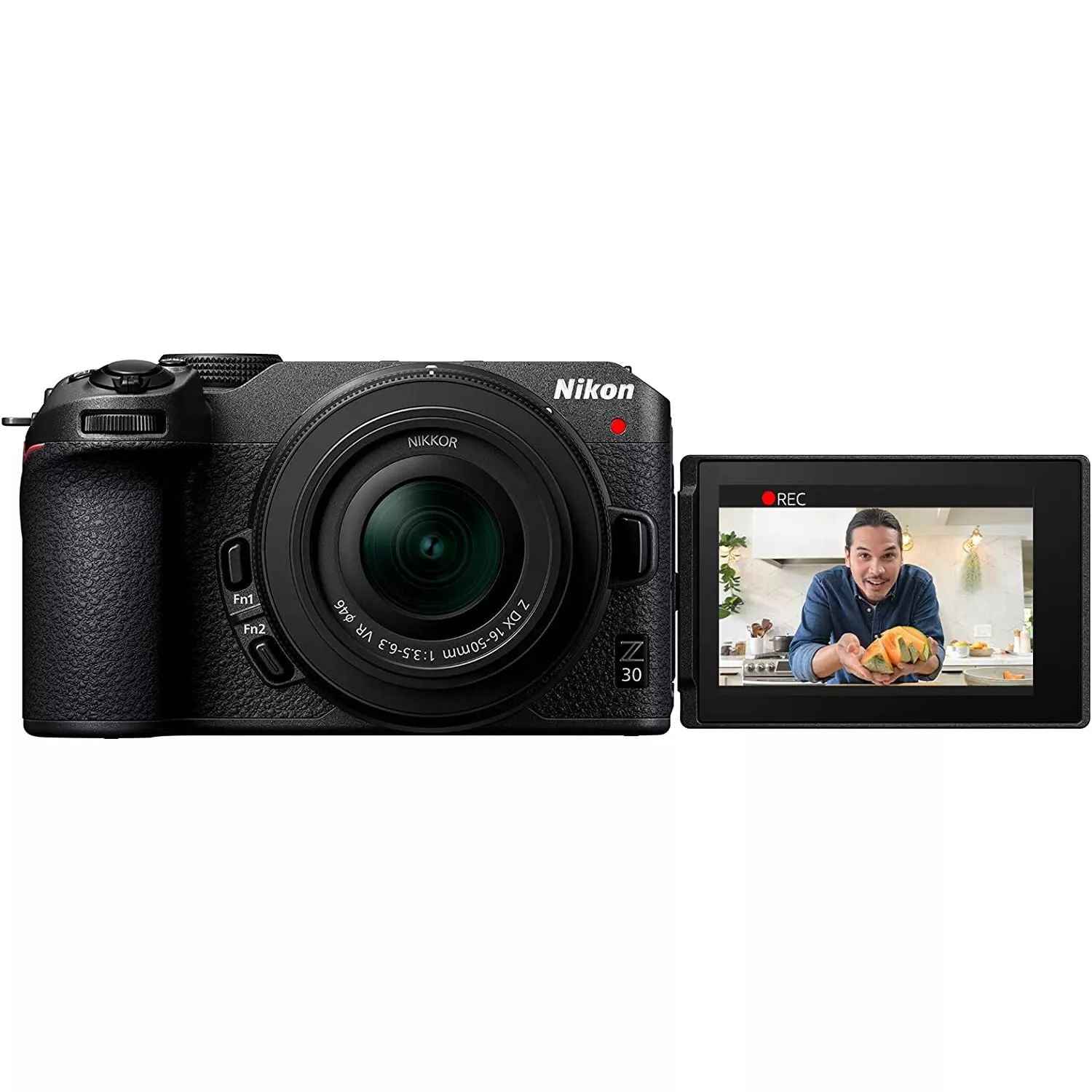 Nikon Z 30 20.9MP Mirrorless Vlog Camera with 16 - 50mm Lens - Black - lucycamera