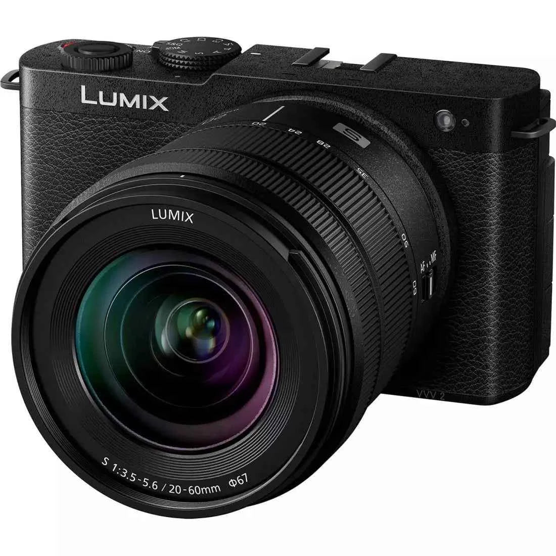 Panasonic LUMIX S9 24.2MP Full - Frame Mirrorless Camera + 20 - 60mm Lens - Jet Black - lucycamera