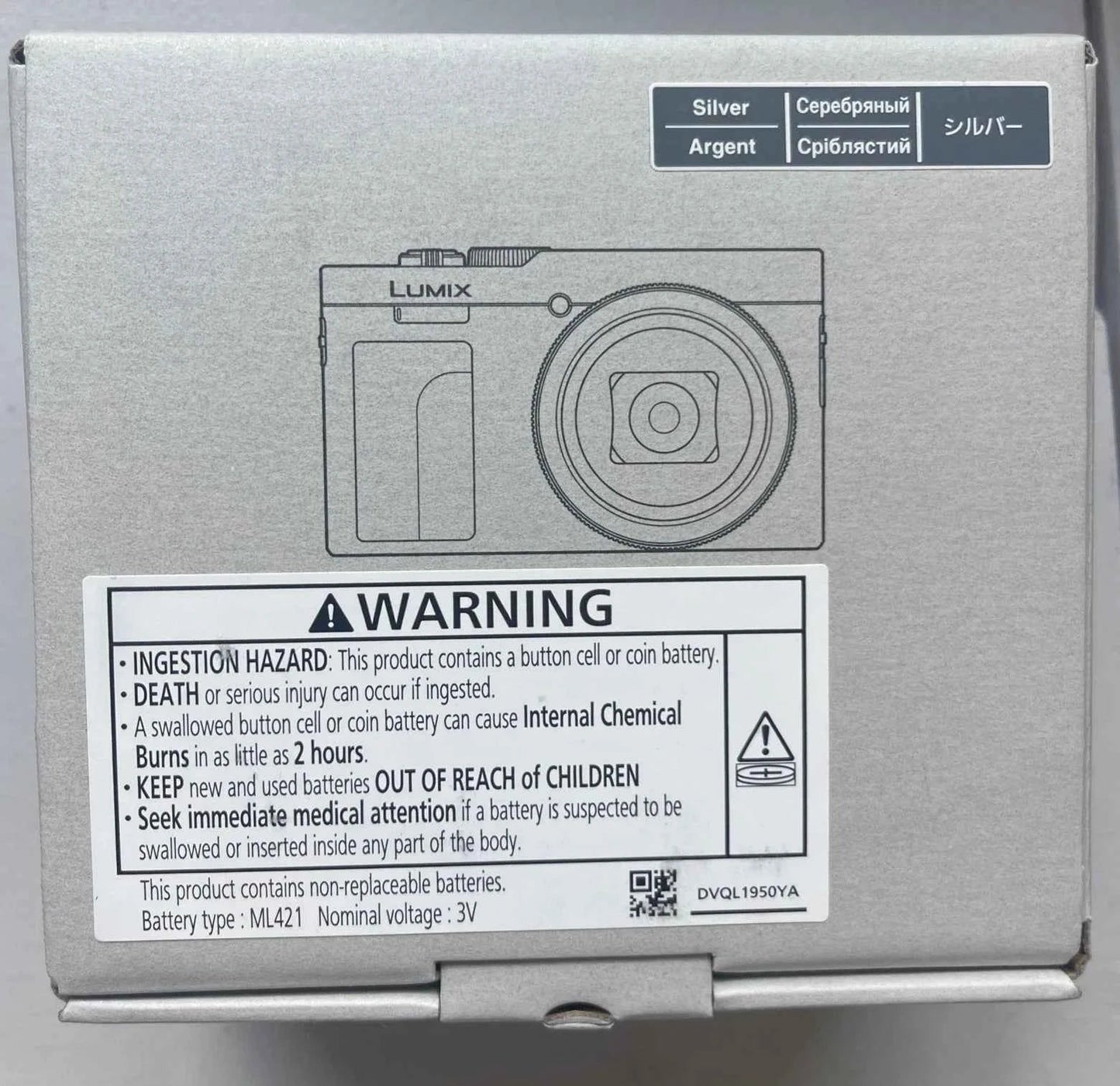 Panasonic Lumix ZS99 20.3MP 30x Zoom Compact Camera - Silver + 128GB - lucycamera