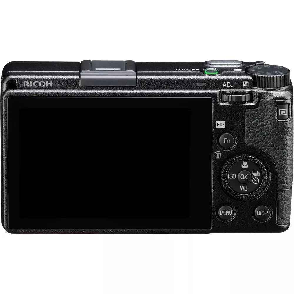 Ricoh GR IIIx HDF 24.2MP Compact Camera with 40mm Lens - Black - lucycamera