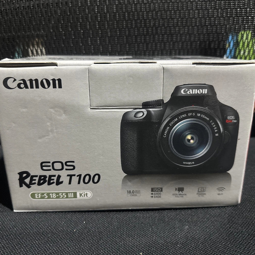 Canon EOS Rebel T100 (EOS 4000D) 18MP APS-C DSLR Camera – Brand New