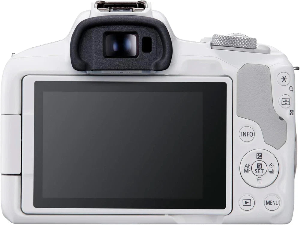 Canon EOS R50 24.2MP APS-C Mirrorless Camera (Body Only) – White (Brand New)