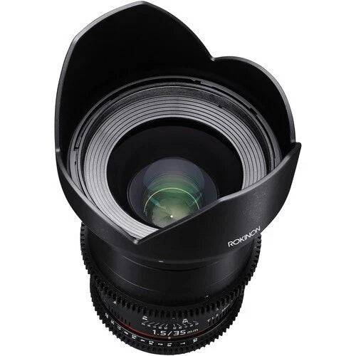 Rokinon 35mm T1.5 Cine DS Manual Focus Prime Lens for Canon EF Mount – Brand New