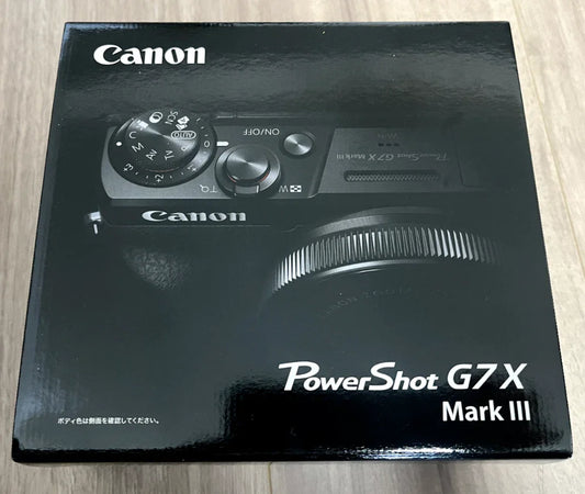 Canon PowerShot G7 X Mark III 20.1MP 1-Inch Sensor Compact Camera – Black (Brand New)