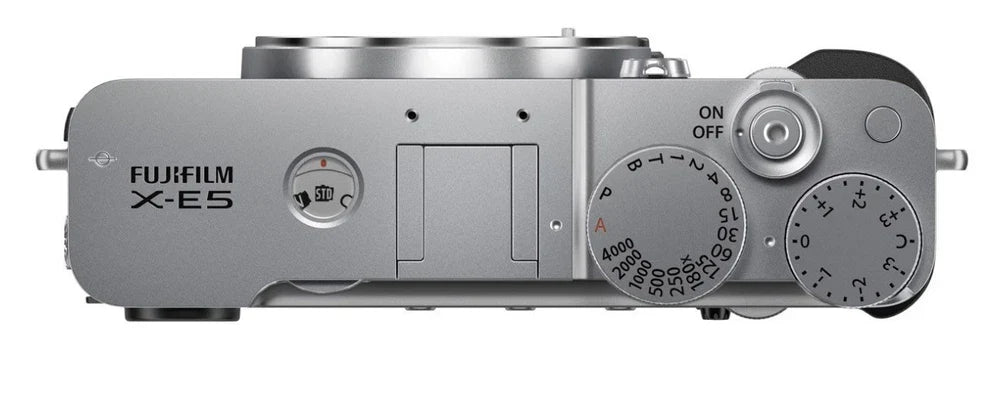 Fujifilm X-E5 40.2MP APS-C Mirrorless Camera (Body Only) – Silver (Brand New)