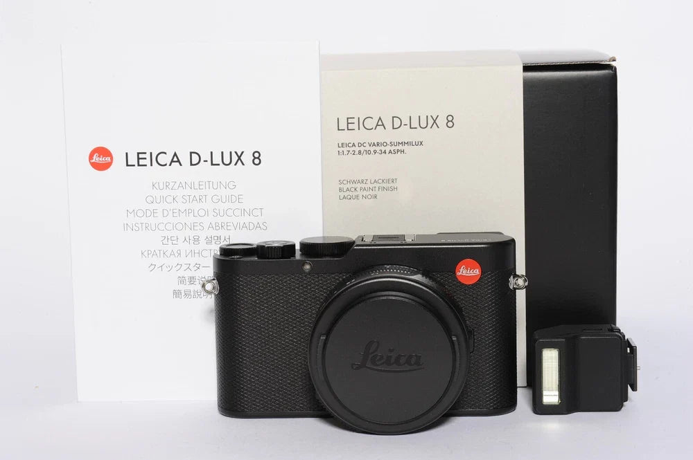Leica D-Lux 8 17MP 4/3" Sensor Compact Camera – Black (Brand New) (19191)
