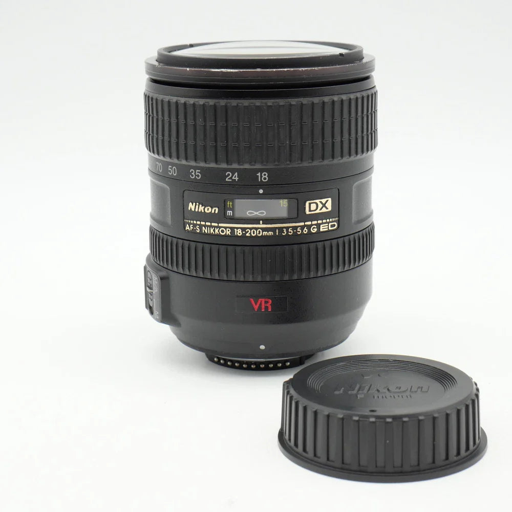 Nikon AF-S DX NIKKOR 18-200mm f/3.5-5.6G ED VR II APS-C Superzoom Lens – Brand New