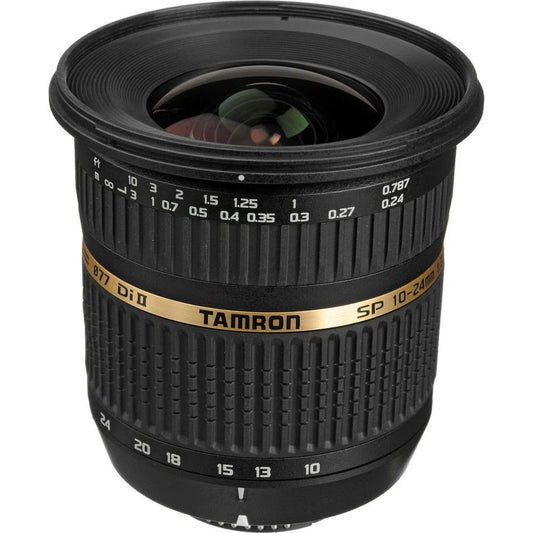 Tamron SP 10-24mm f/3.5-4.5 Di-II Aspherical Ultra-Wide Zoom Lens for Nikon F-Mount – Brand New