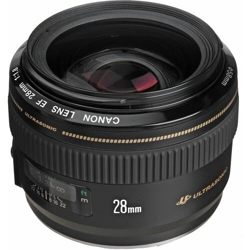 Canon EF 28mm f/1.8 USM Wide-Angle Prime Lens – Brand New