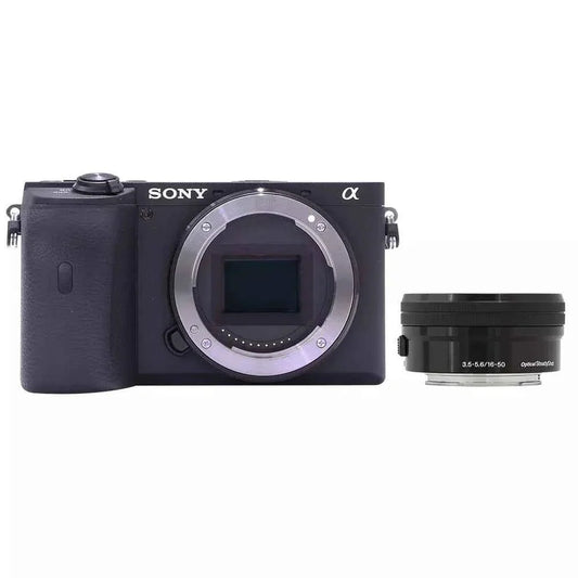Sony α6600 24.2MP APS - C Mirrorless Camera + 16 - 50mm Lens Kit - Black - lucycamera