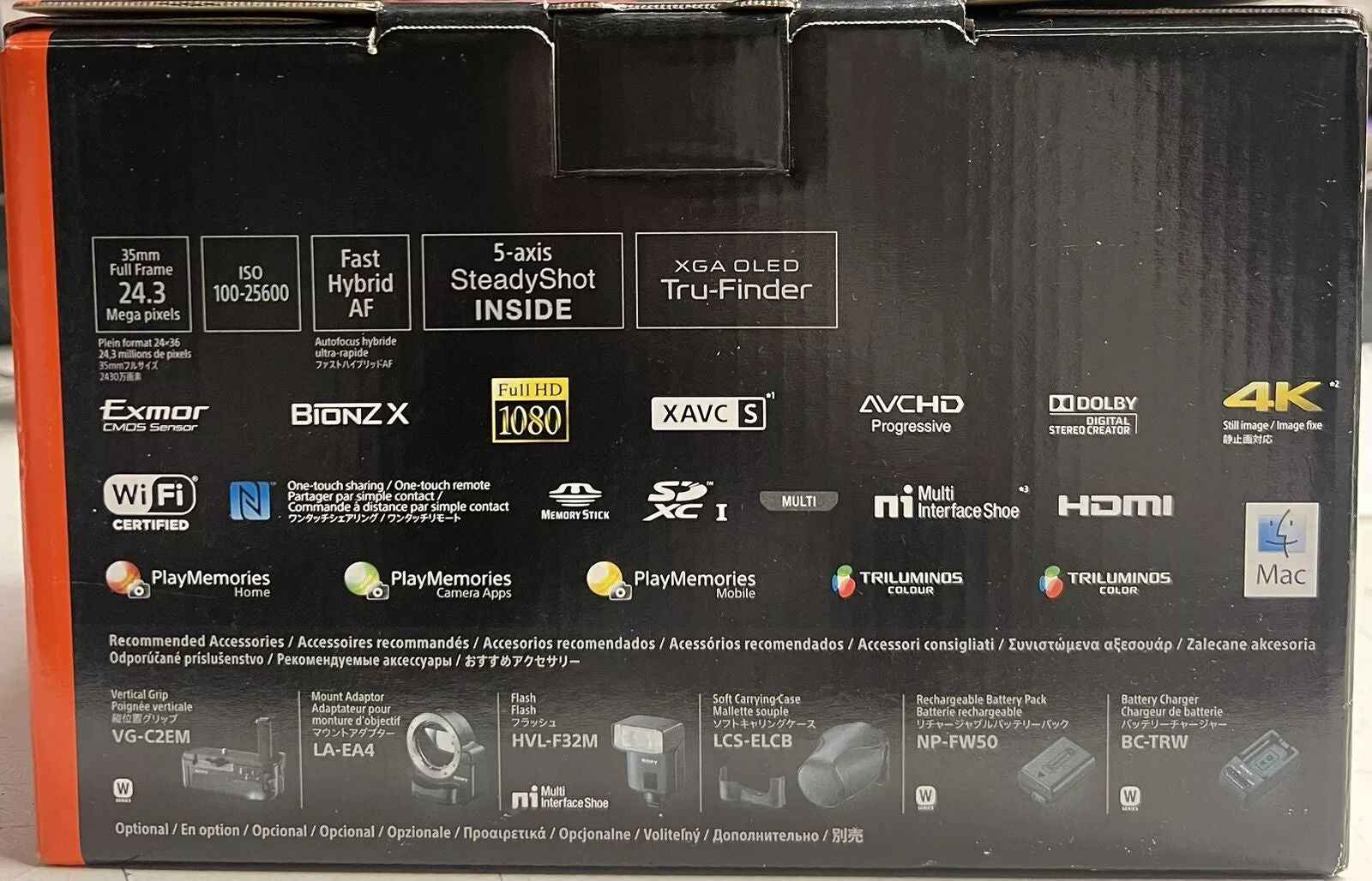 Sony Alpha a7 II 24.3MP Full - Frame Mirrorless Camera Body Only - Black - lucycamera