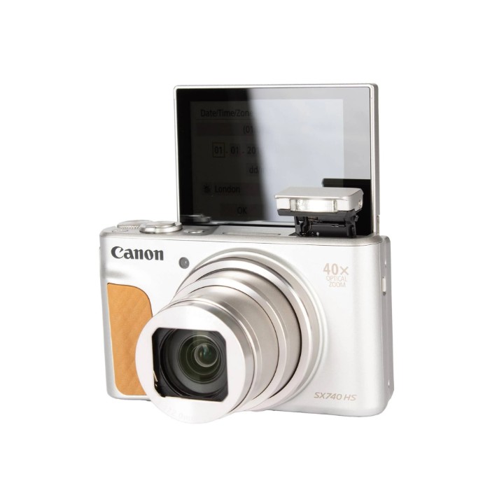 Picture of Canon PowerShot SX740 HS 20.3MP 40x Zoom Compact Digital Camera – Silver (Brand New)