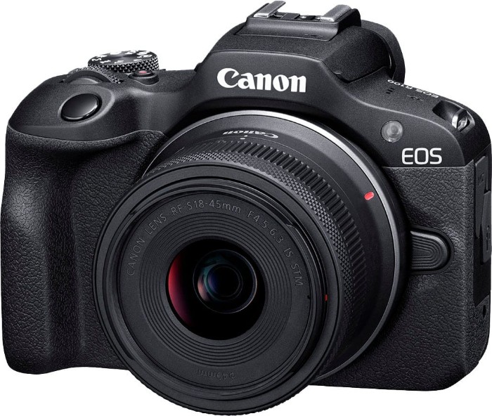 Picture of Canon EOS R100 4K Mirrorless Camera with RF-S 18-45mm F4.5-6.3 IS STM Lens – Black (Brand New)