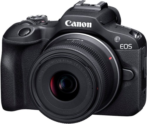 Picture of Canon EOS R100 4K Mirrorless Camera Double Zoom Lens Kit with RF-S 18-45mm & RF 75-300mm Lenses – Black (Brand New)