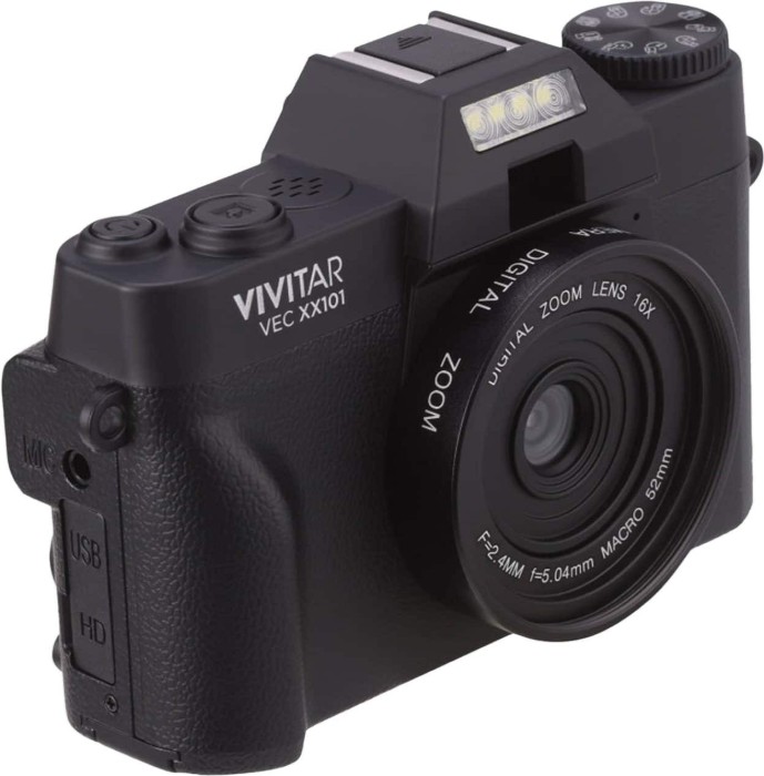 Picture of Vivitar VECXX101 4K Ultra HD Digital Camera – Black (Brand New)