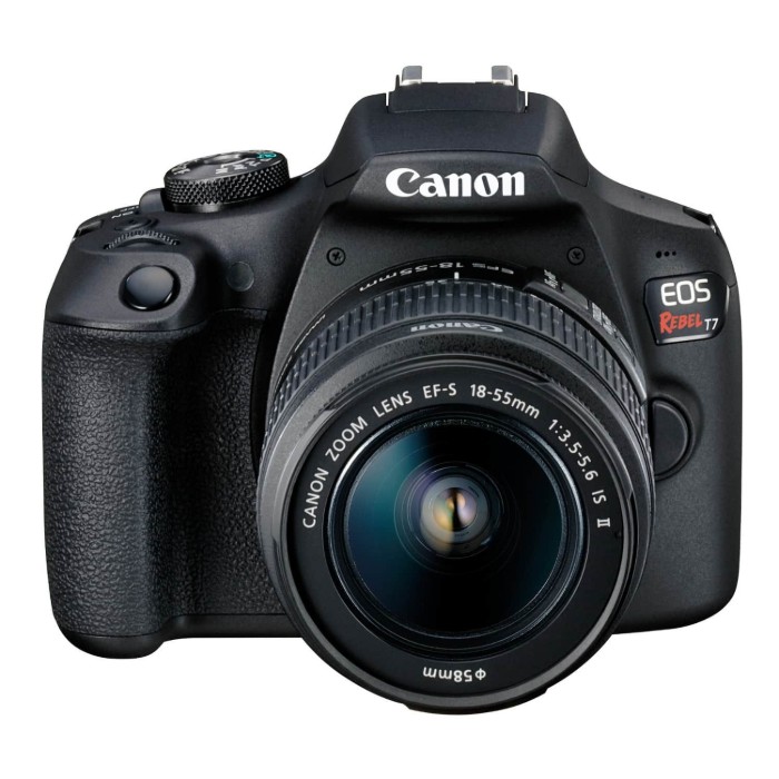 Picture of Canon EOS Rebel T7 DSLR Camera with EF-S 18-55mm F3.5-5.6 IS II Lens Kit – Black (Brand New)