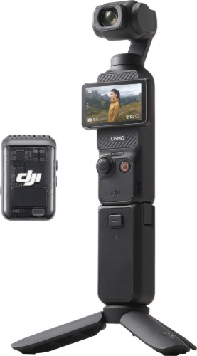 Picture of DJI Osmo Pocket 3 Creator Combo 3-Axis Stabilized 4K Handheld Camera with Rotatable Touchscreen – Gray (Brand New)