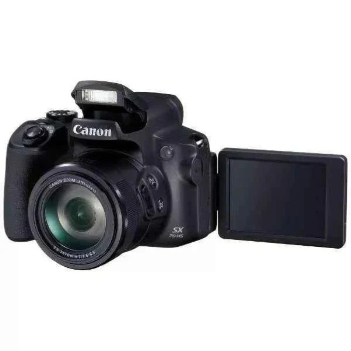 Picture of Canon PowerShot SX70 HS 20.3MP Bridge Camera - Black (65x Zoom, 4K)