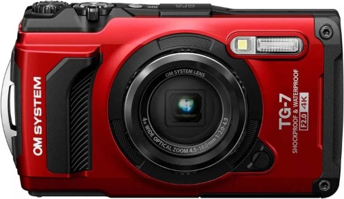 Picture of OM SYSTEM Tough TG-7 12MP Waterproof Compact Camera - Red (4K)
